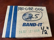 1/2 Inch 12.7mm Band-It Scru-Lokt Buckles (Box 25, Stainless Steel)  C724