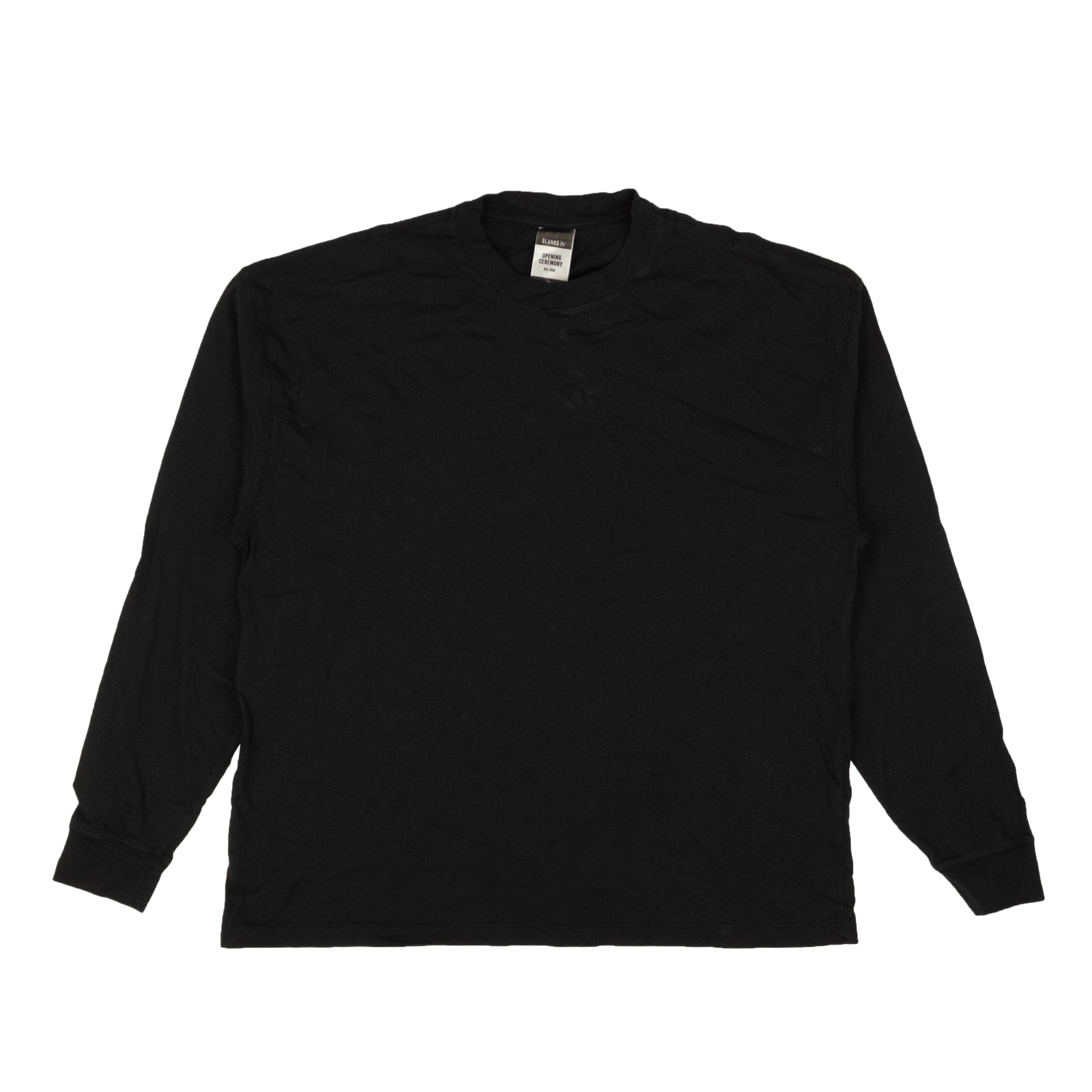 Церемония открытия NWT BLACK BLANKS ОТ OC LS BOXY CREW размер XS 75 долларов США 5590₽