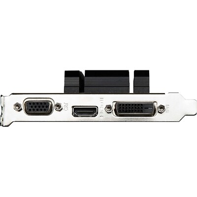 Carte graphique reconditionnée MSI GeForce GT 710 | 2 Go | HDMI / DVI-D / VGA | GT 710 2GD3H LP 🔥 Ordinateur | PC - Accessoires informatique