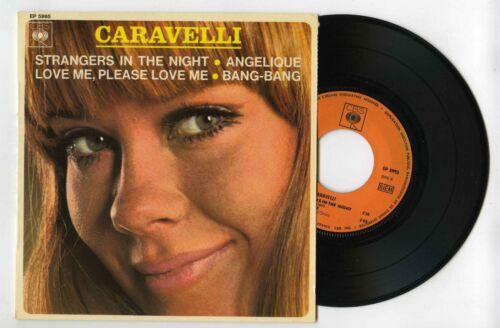 45 RPM EP CARAVELLI STRANGERS IN THE NIGHT - Afbeelding 1 van 1