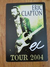 Original 2004 ERIC CLAPTON World Concert Backstage Pass DEREK and the DOMINOS