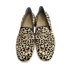 9.5 Rothy's Leapord Print Slip On Sneakers Great Condition 