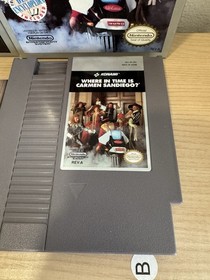 Konami Where in Time Is Carmen Sandiego? NES Game Manual