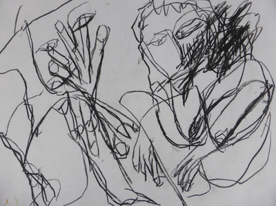 NIKITA KNIKTA (1979-2019 München) Expressionismus Erotik Malerei Frauenakt (639)