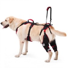 Lafoty Dog ACL CCL Knee Brace for Large Dogs, Set of 2 Hind Leg Braces with Hand