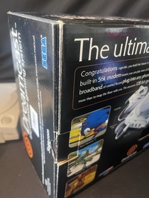 Sega Dreamcast Console Box Controller Paperwork Tested Works Great Demo Disc