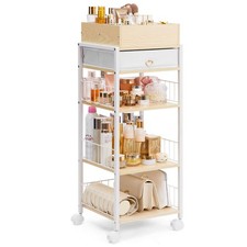 Makeup Storage Organizer for Bedroom: Make Up Holder with Drawer - Vanity Org...