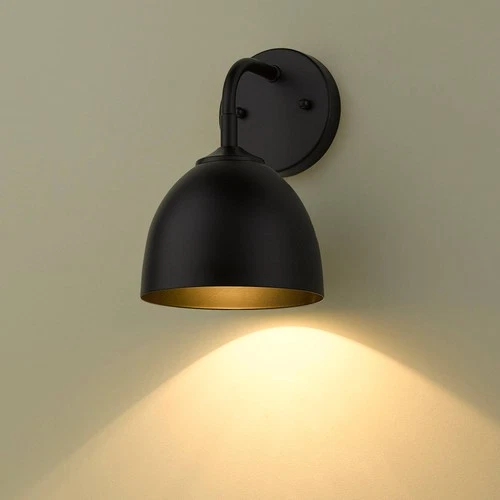 Zoey 10" High Matte Black Wall Sconce - Picture 1 of 5