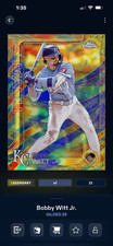 *Digital Card* Topps Bunt Gilded 25 Wave Base Bobby Witt Jr /75