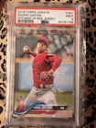 2018 TOPPS UPDATE SHOHEI OHTANI RC PITCHING RED JERSEY ROOKIE CARD MINT  PSA 9