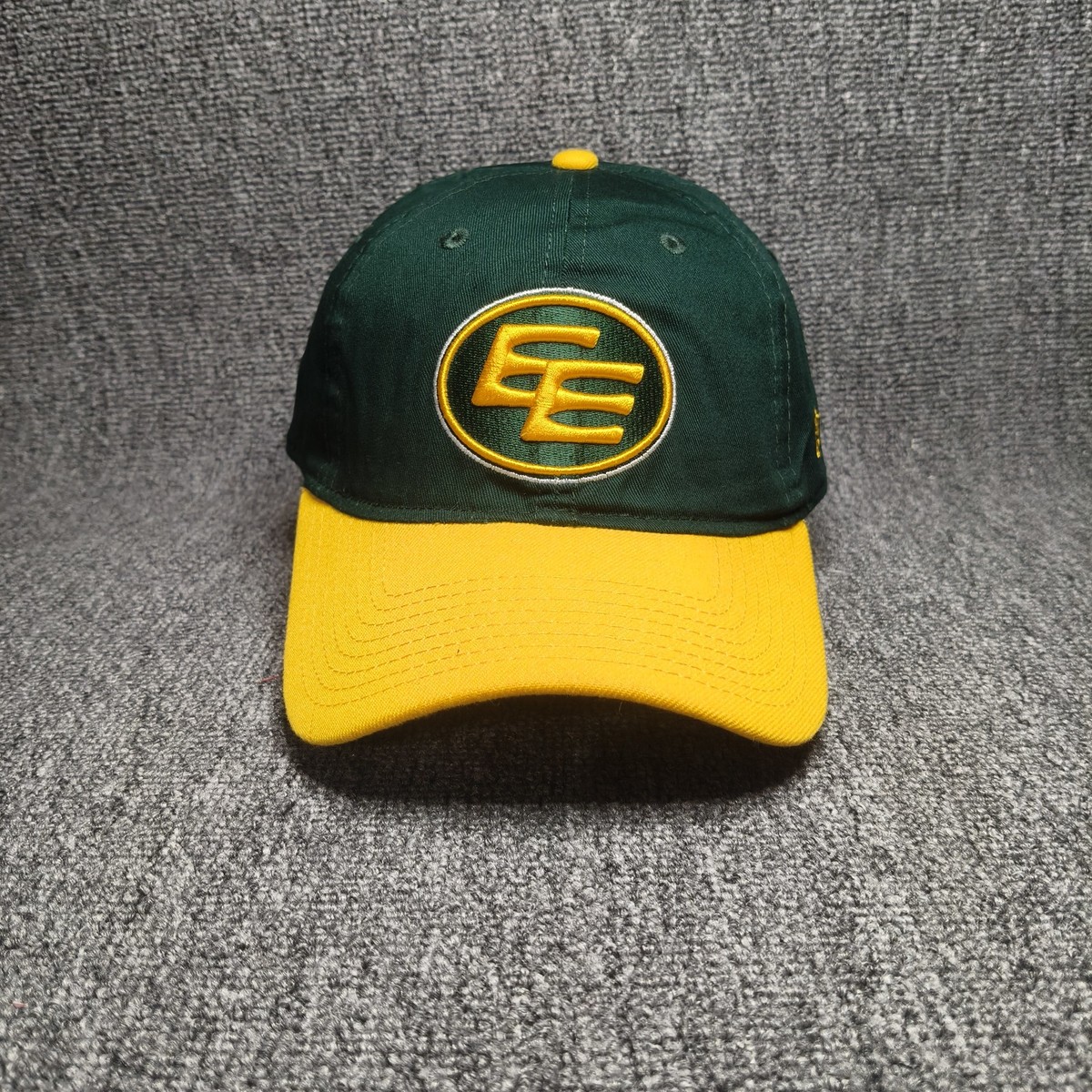 New Era Edmonton Elks 9TWENTY Green Yellow Adjustable Baseball Cap Hat