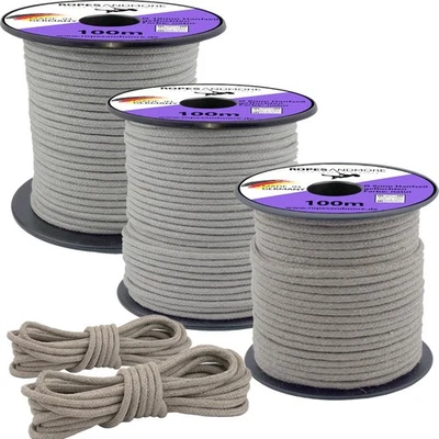 ROPES AND MORE Cuerda de cáñamo cuerda natural cuerda de cáñamo Ø1 - 12 mm trenzada a partir de 10 m decoración, bricolaje, manualidades