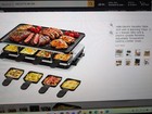 Electric Raclette Table Grill with 8 Warming Trays, 2-in-1 Korean BBQ HB-506 — photo 3