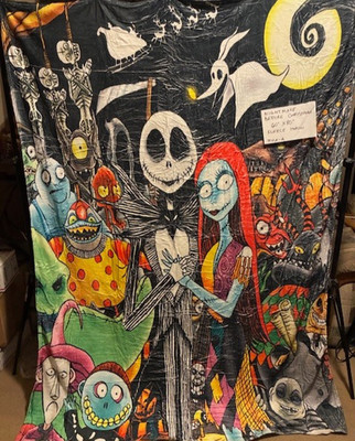 NIGHTMARE BEFORE CHRISTMAS (style A) - 60''x80'' - Fleece Throw Blanket