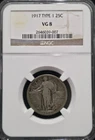1917 Standing Liberty Quarter 25c Type 1 NGC VG 8 *Nice Type Coin*