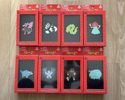 8x Cryptid Nation Pin Club & Promo Card Set OVP Sealed Babe - MetaZoo CCG