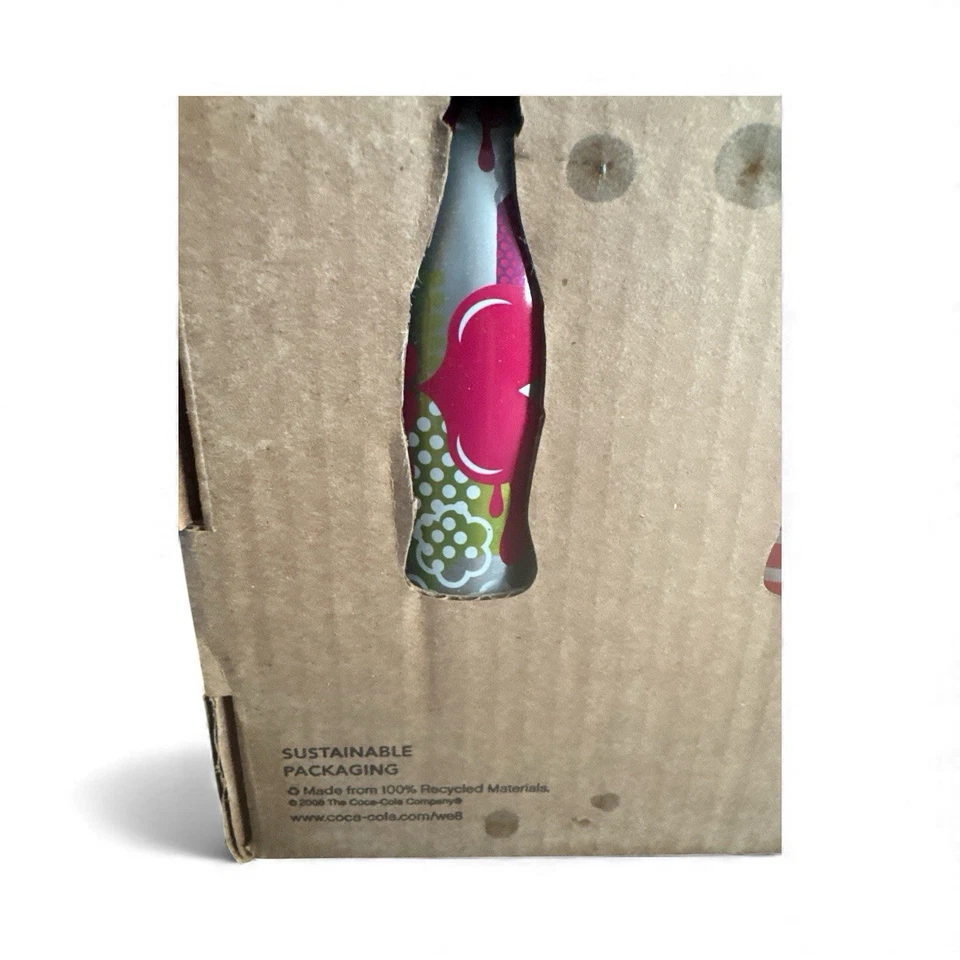 Coca-Cola 2008 Пекин Олимпийских игр РЕДКАЯ WE8 алюминиевая бутылка кока-колы полный комплект с компакт-диском - Изображение 4 из 4