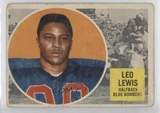 1960 Topps CFL Leo Lewis #82 z9k