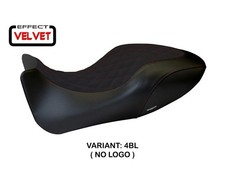Rivestimento sella Viano 1 Velvet Nero BL TPZ -Lg per DUCATI DIAVEL 2011 2013