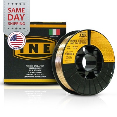 INEFIL ER70S-6 .035-Inch on 33-Pound Spool Carbon Steel Mig Solid Welding Wire