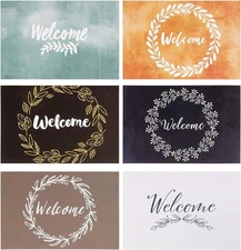 Welcome Cards for Guests - Value Set of Blank Notecards & Envelopes with Assorte