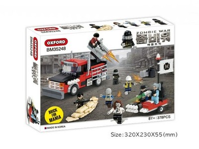 brickmania製アメリカ軍М35カーゴトラック　バトルセット 2026 Oxford Zombie War Battle Truck BM35248 Bricks Block 378pcs | eBay