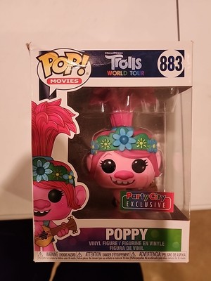 Funko Pop! Vinyl: Trolls - Poppy - Party City (Exclusive) #883 DMG BOX