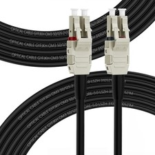 FLYPROFiber 10M 33ft OM3 Uniboot LC-LC Outdoor Fiber Optic Cable 10G/40G