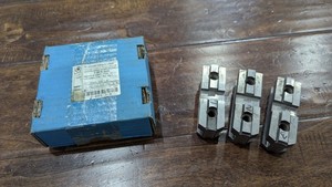 Set of Bison hard master lathe chuck jaws for 8" scroll chucks 3 piece 7-885-308