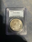 1884 o morgan silver dollar ms64