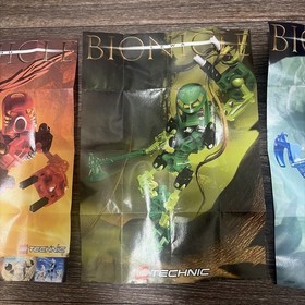 LEGO TECHNIC BIONICLE - Tahu Lewa Gali (Lot 3) Complete Canister Manual Poster