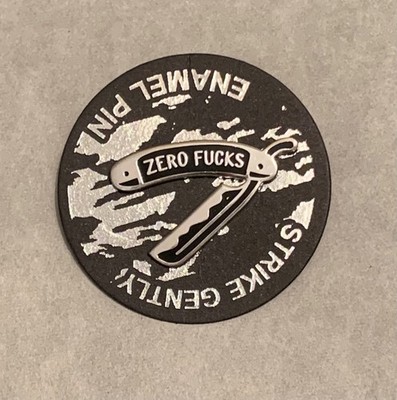 Strike Gently Co. Enamel Pin Zero F s Switchblade