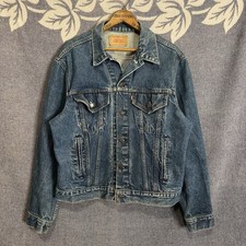 Vintage Levi  s 70506 0217 Denim Jacket Made In USA Size 44 Mens Type 3