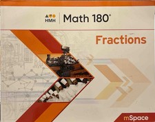 HMH Math 180 Fractions Workbook Packet Of 6 B...