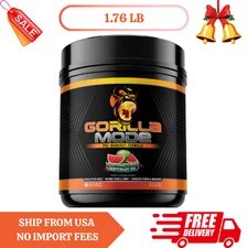 Gorilla Mind Gorilla Mode Mouthwatering Watermelon Pre Workout 1.76lb