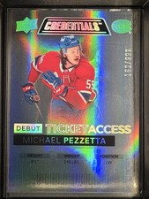 2021-22 Upper Deck Creds - Debut Ticket Access Michael Pezzetta #67 /999 (RC)