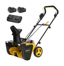 40V 20-Inch Snow Blower Cordless, Electric Snow Blower with Brushless Motor, ...