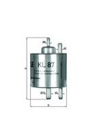 Mahle Kraftstofffilter KL 87 Leitungsfilter FüR Mercedes W168 414 Klasse Vaneo