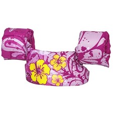 Deluxe Life Vest - Tropical Flowers for Childred 33-55 lbs 