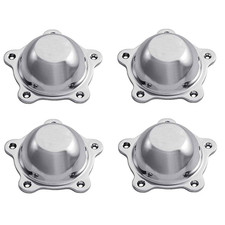 Set Of 4 Ar No Logo Center Cap Bolt On Polished Torq Thrust Ii Hopster Salt Flat