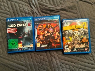 PS Vita Spiele Bundle - God Eater 2 + DoA 5+ + Borderlands 2 + 16GB Speicherkart