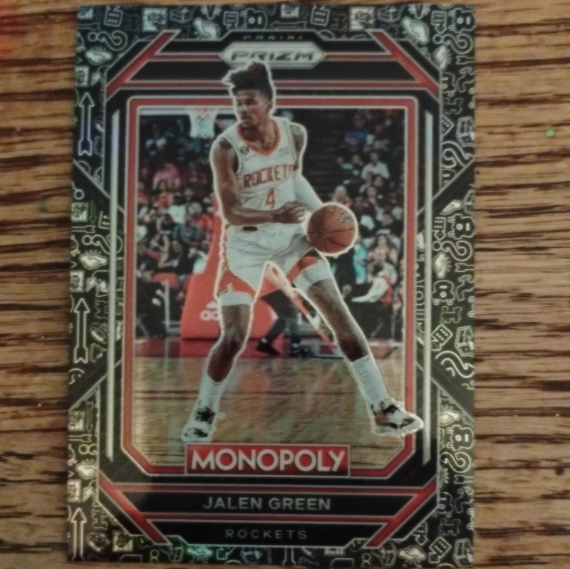 Panini Prizm Monopoly 2022-23 Jalen Green Houston Rockets #80 Base Set Card