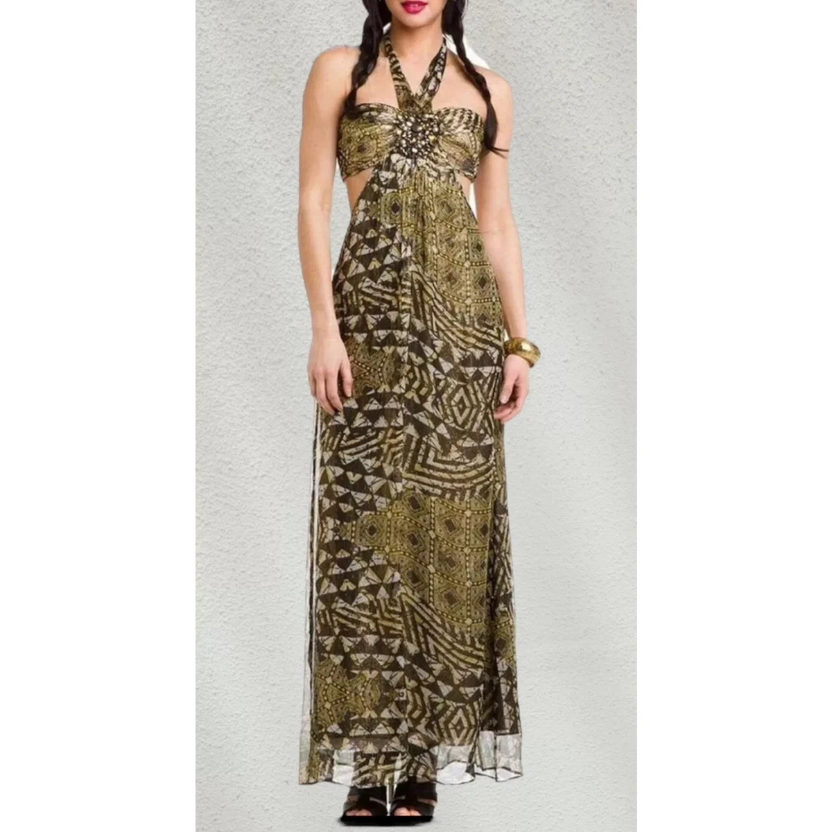 BCBGMAXAZRIA Gold Dresses for Women for sale | eBay