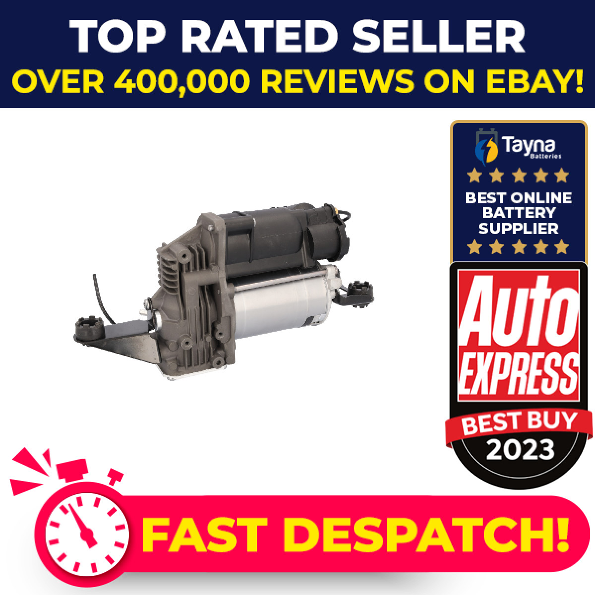 Air Suspension Compressor fits BMW 520D E61 2.0D 05 to 10 37106793778 Febi New