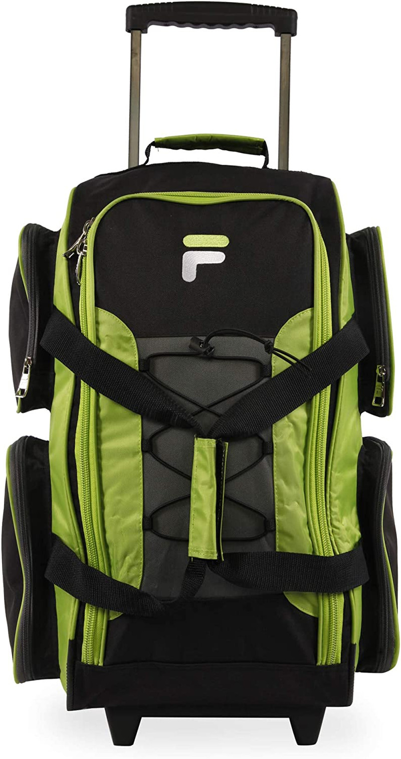 Neon Lime 22" Lightweight Rolling Duffel - Your Ideal Travel