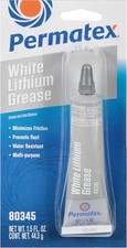 All-Purpose 1.5 oz White Lithium Grease: Friction-Free Protection Against Rust