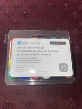 New! Silhouette 24 Sketch Pens Starter Kit for Electronic Cutting Tools