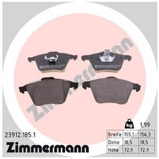 Satz Bremsbeläge Bremsklötze vorne für Volvo V40 525 526 V50 545 | 24179279