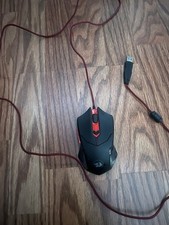 Red Dragon Wired USB LED Optical Gaming Mouse 3200 DPI S101-3  TESTED