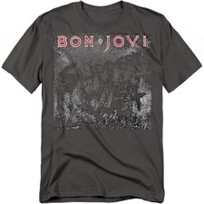 Bon Jovi Slippery Cover T-Shirt S-4XL, Charcoal